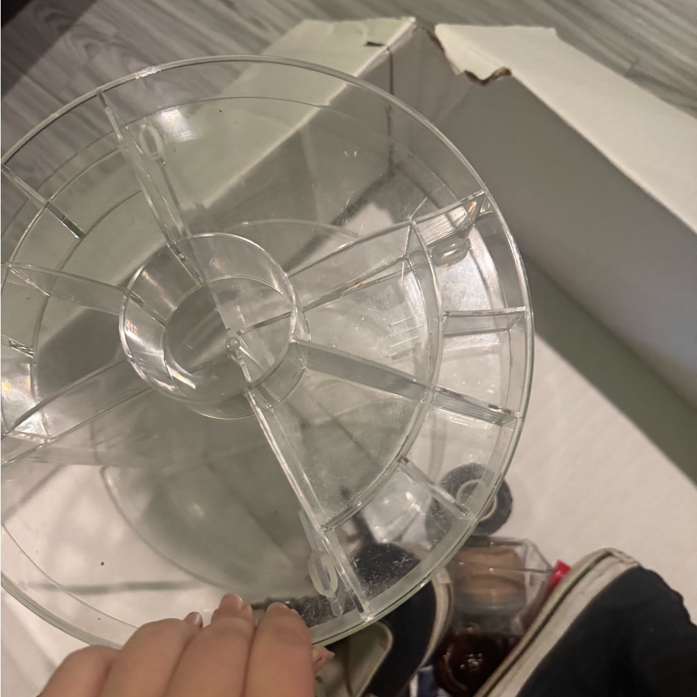 Clear Rotating Organizer
